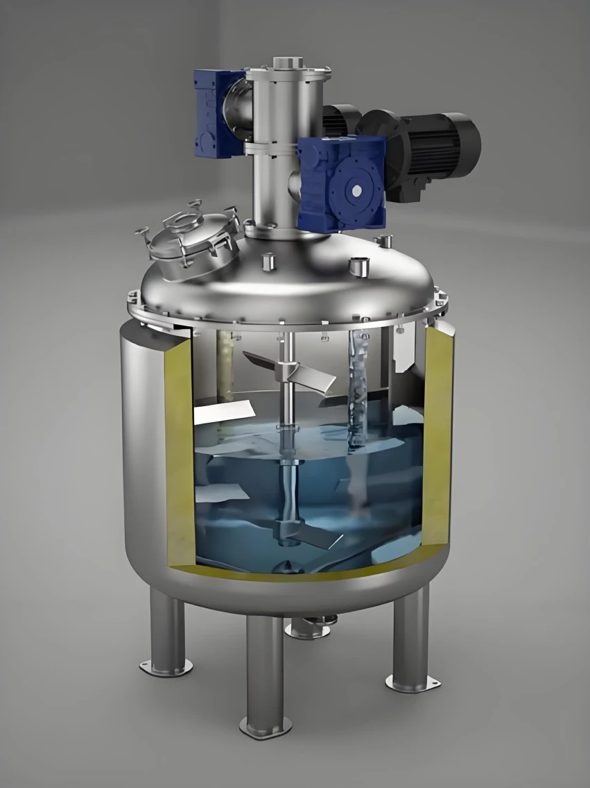 Ptfe Lined Chemical Liquid Agitation Tank