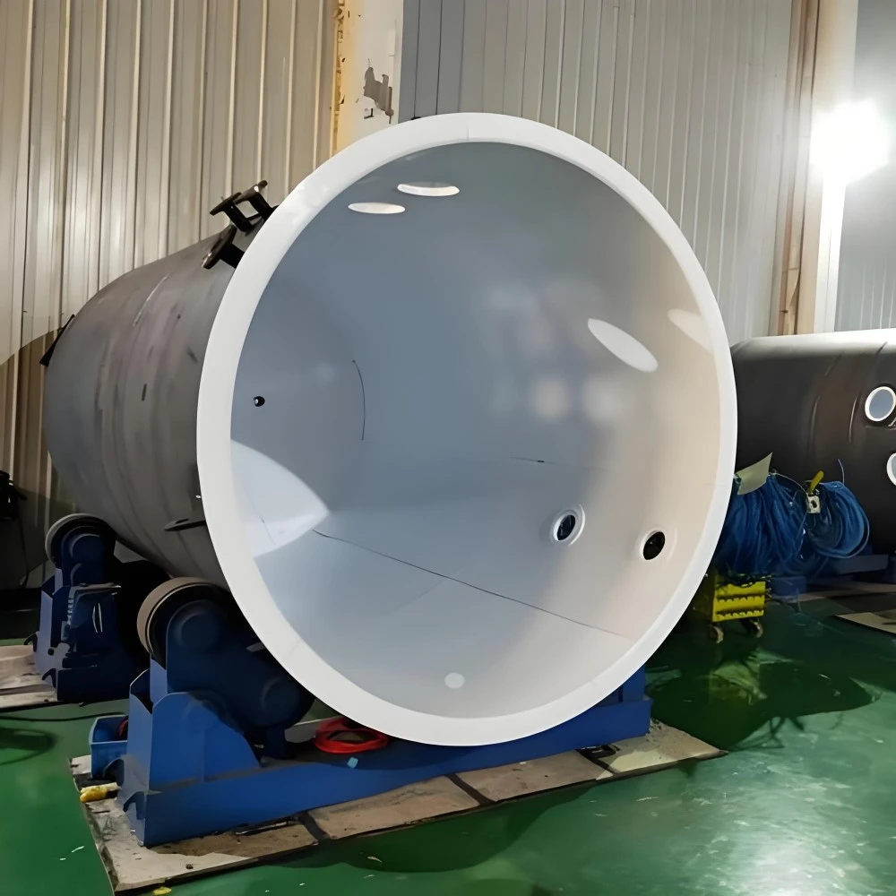 PTFE-vuorattu haponkestävä kemiallinen vastaanottoastia