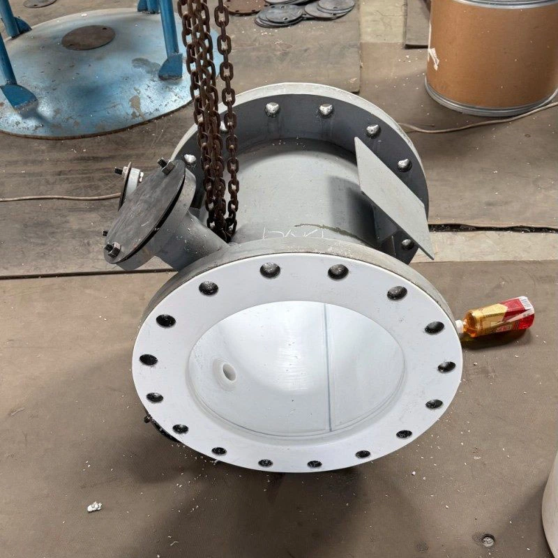 PTFE-vuorattu haponkestävä kemiallinen tee