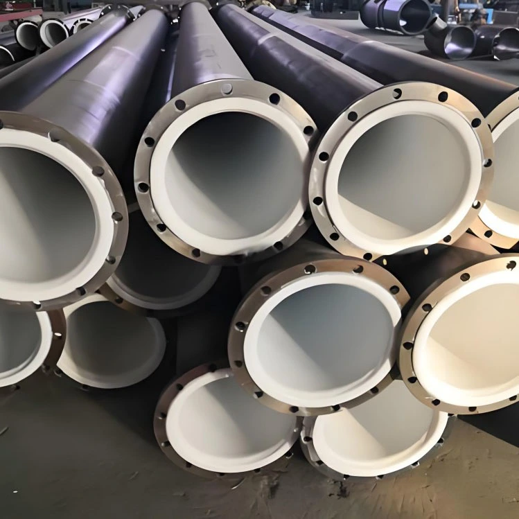 PTFE-vuorattu teollisuuskemikaalien kuljetusputki